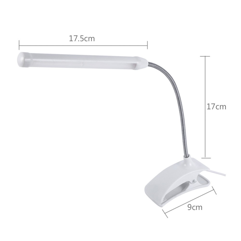 USB LED Light Bed Table Study Desk Reading Lamp