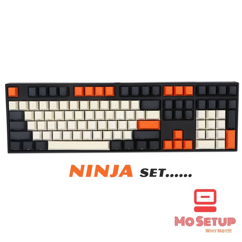 Keycap PBT Retro Carbon - Profile OEM -các Layout 61,87/TKL,104,108,Fullsize-Bàn Phím cơ Keychron,Akko,E-Dra,RK