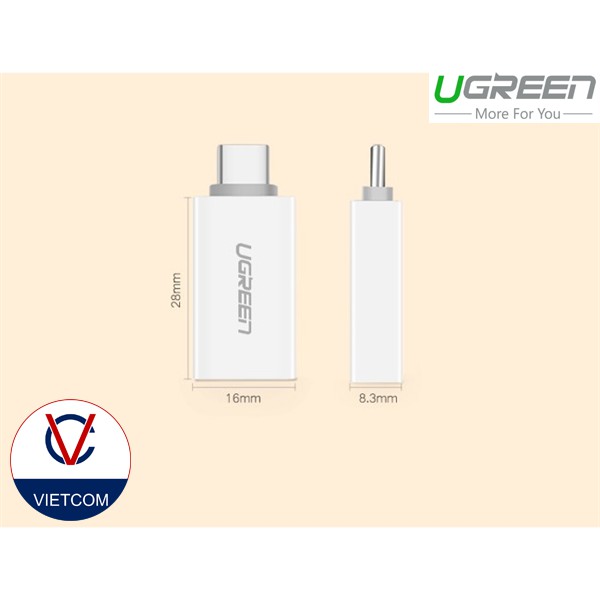 Đầu Chuyển Đổi USB Type-C To USB 3.0 (OTG) Chính Hãng Ugreen - UG-30155