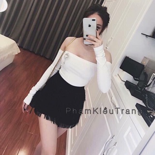 Áo trễ vai tay rời