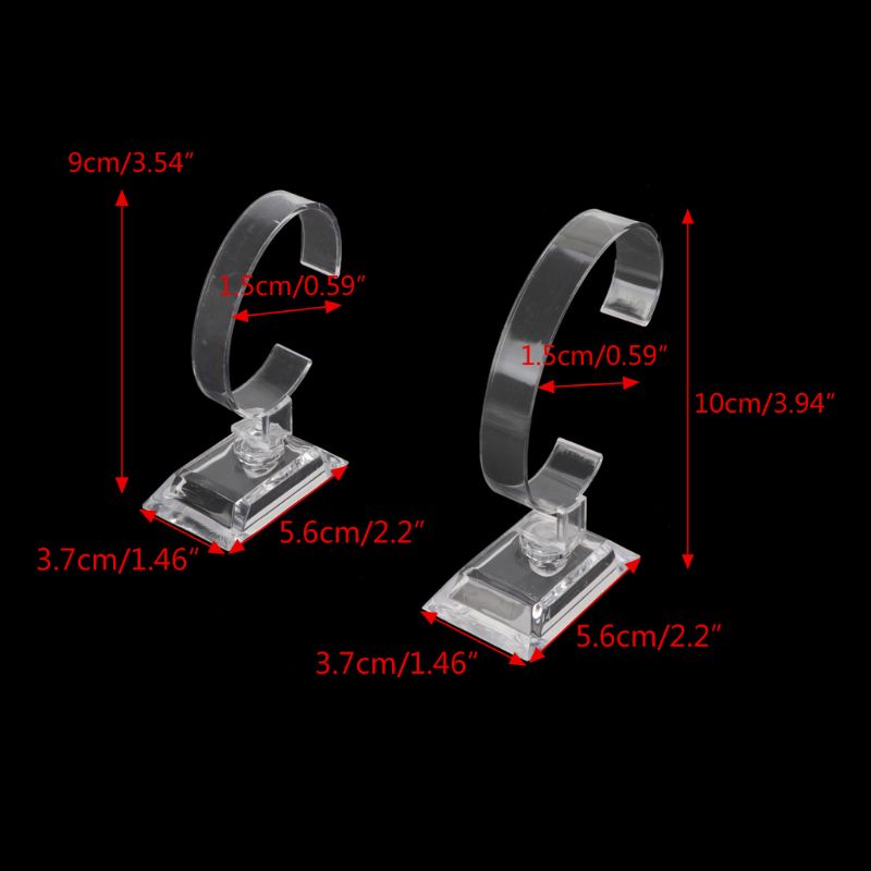 Giá đỡ trưng bày đồng hồ đeo tay bằng acrylic trong suốt