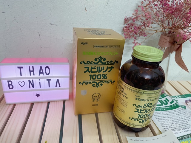 100 viên Tảo xoắn Nhật đắp mặt + uống- Chính hãng, kèm clip khui hộp | BigBuy360 - bigbuy360.vn