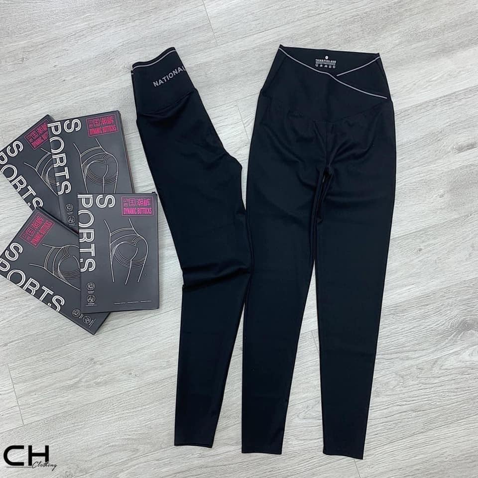 QUẦN LENGING CẠP CHÉO BIG SIZE CHẤT UMI HÀN LOẠI 1 LÊN DÁNG CẠP CAO GIÚP CHE BỤNG