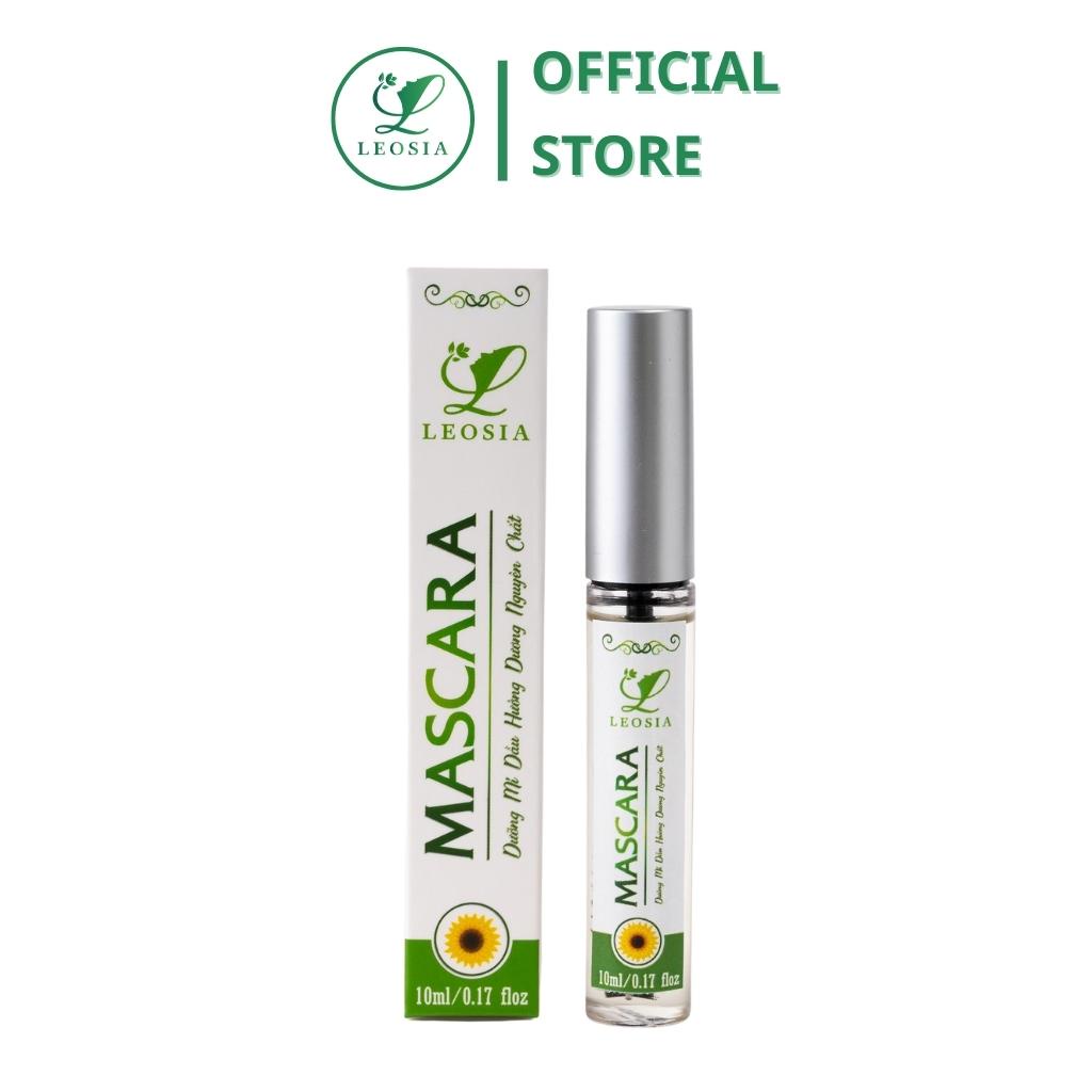 Mascara dưỡng mi LEOSIA dầu Hướng Dương nguyên chất giúp mi chắc khỏe dày và dài tự nhiên 10ml