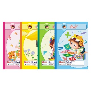 Combo 5 vở ôli Hồng Hà 0515 (80 trang)
