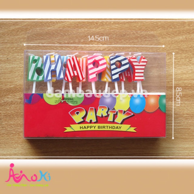 Nến chữ Happy birthday