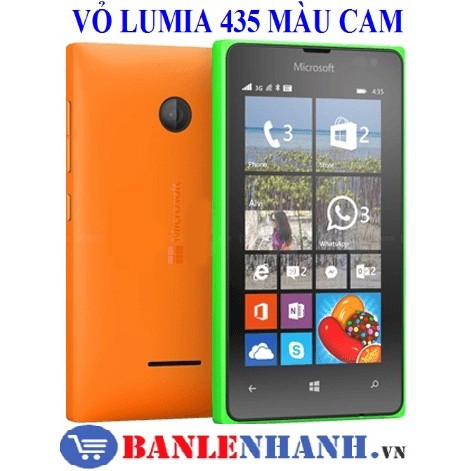 VỎ LUMIA 435 MÀU CAM