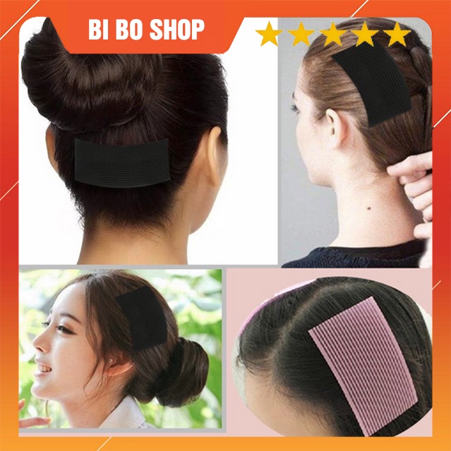 Miếng Dán Tóc, Dán Mái Tự Dính Hình Chữ Nhật Giúp Cố Định Tóc Cho Trang Điểm, Rửa Mặt Tiện Lợi