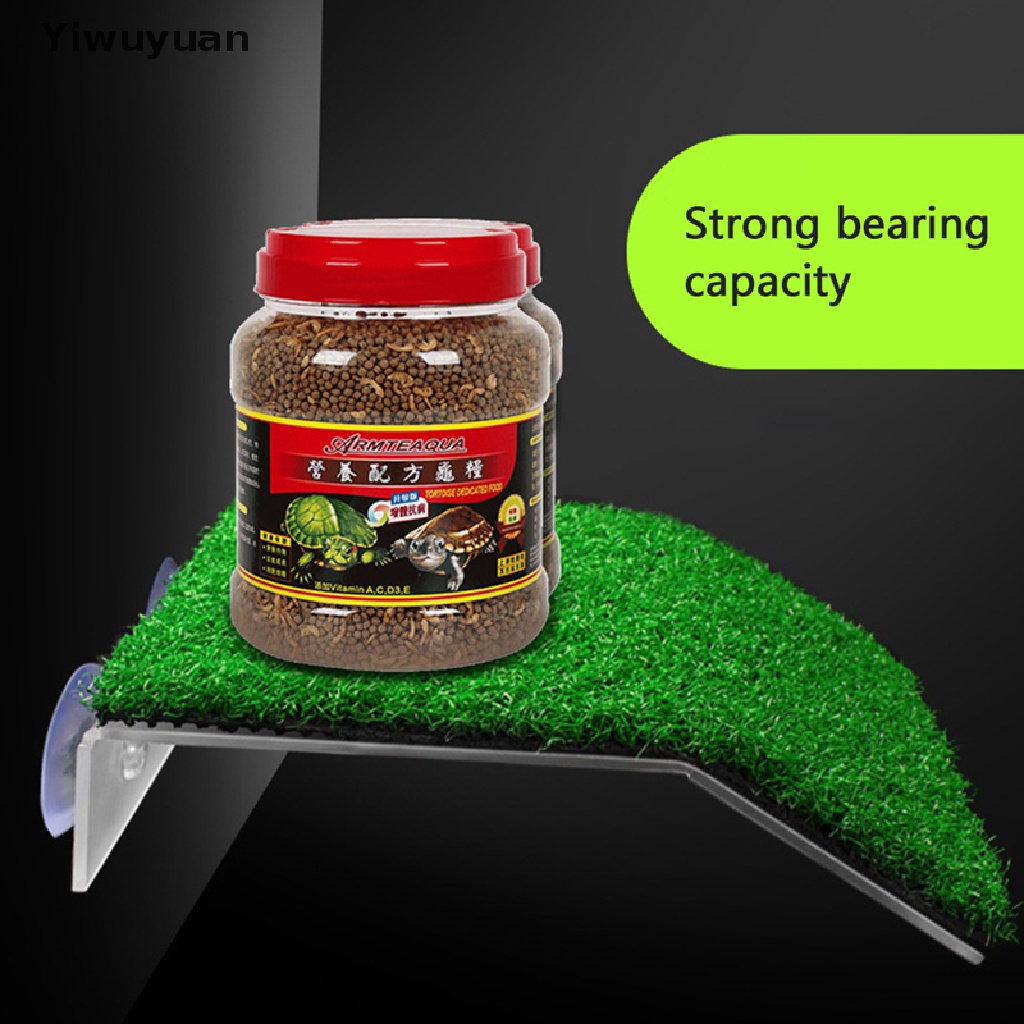 &lt; Yiwuyuan &gt; Bệ Đá Acrylic Phụ Kiện Bể Cá Rùa