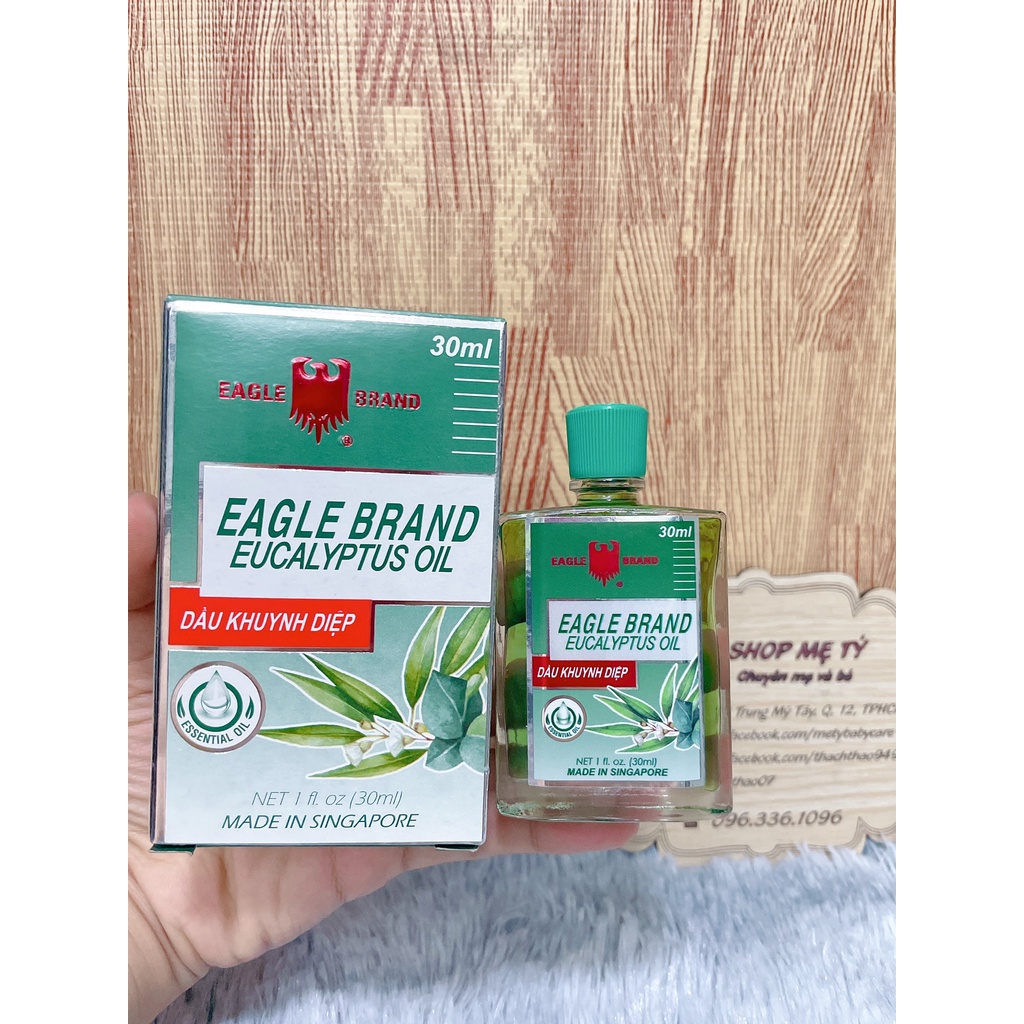 Dầu Khuynh Diệp Con Ó  30ml Cho Mẹ và Em Bé Hàng Singapore