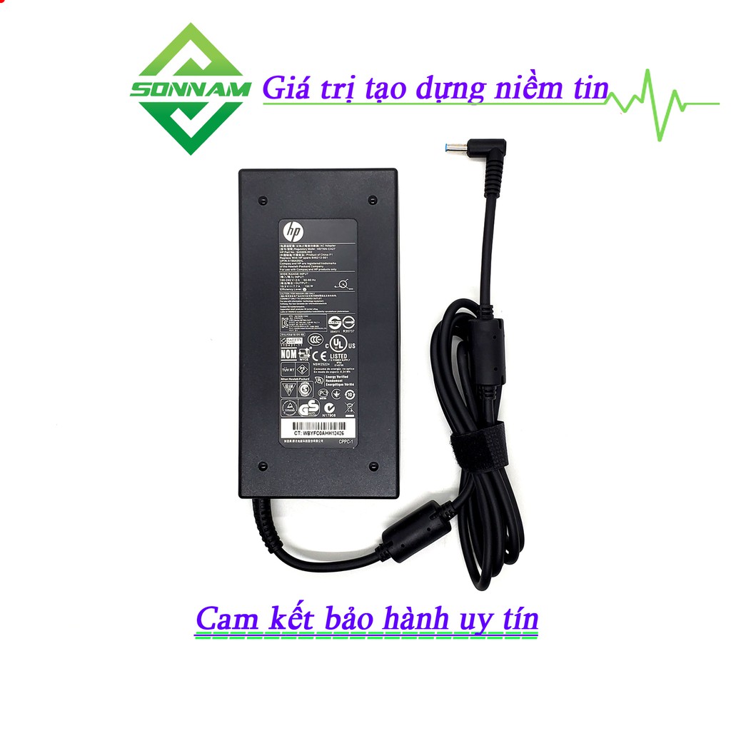 SẠC LAPTOP HP ZBOOK 19.5v-7.7a-150w 15 G3 ,15 G4,15 G5 Chân Kim Nhỏ - Bảo Hành Đổi Mới 12T