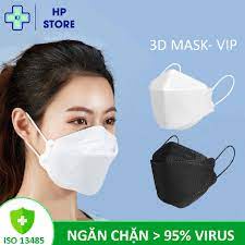 Khẩu trang 3D KF94 Hàn Quốc chống bụi mịn và kháng khuẩn