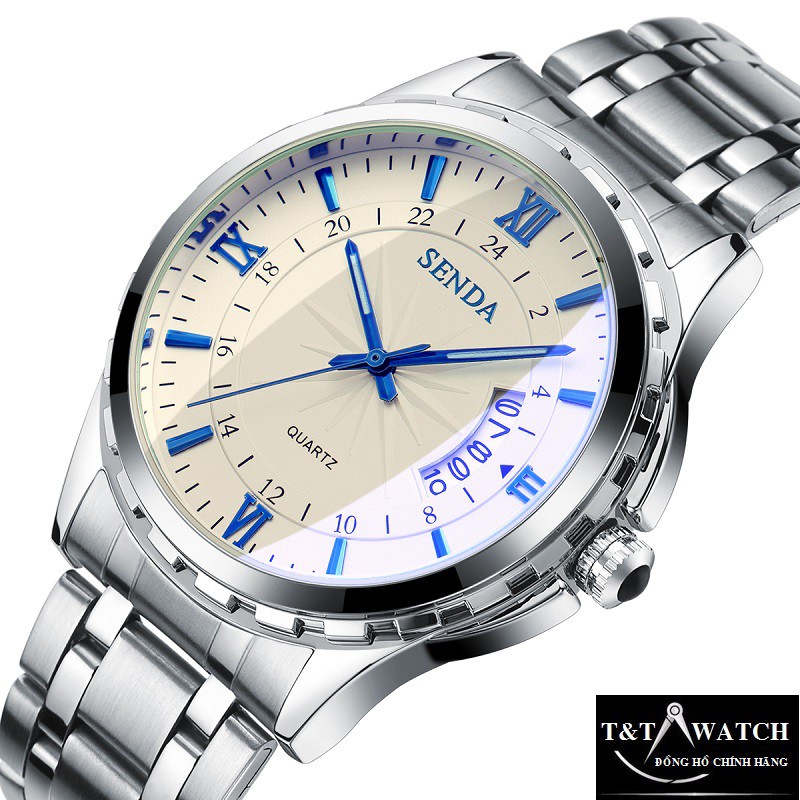 [SIÊU ĐẸP] ĐỒNG HỒ NAM SENDA 8026 DÂY THÉP CHÍNH HÃNG-THIẾT KẾ SANG TRỌNG | BigBuy360 - bigbuy360.vn