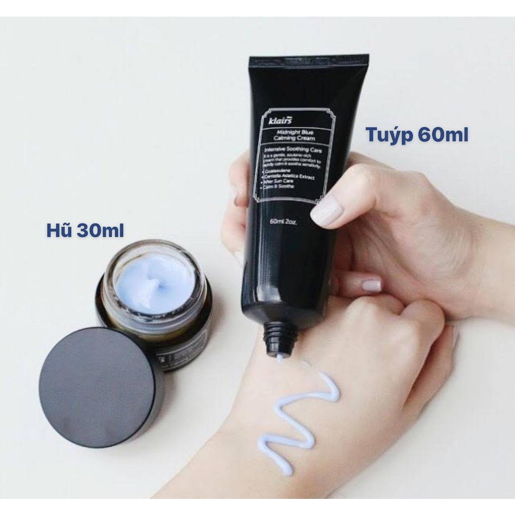 [CHÍNH HÃNG] Kem Dưỡng Phục Hồi Da Ban Đêm Klairs Midnight Blue Calming Cream