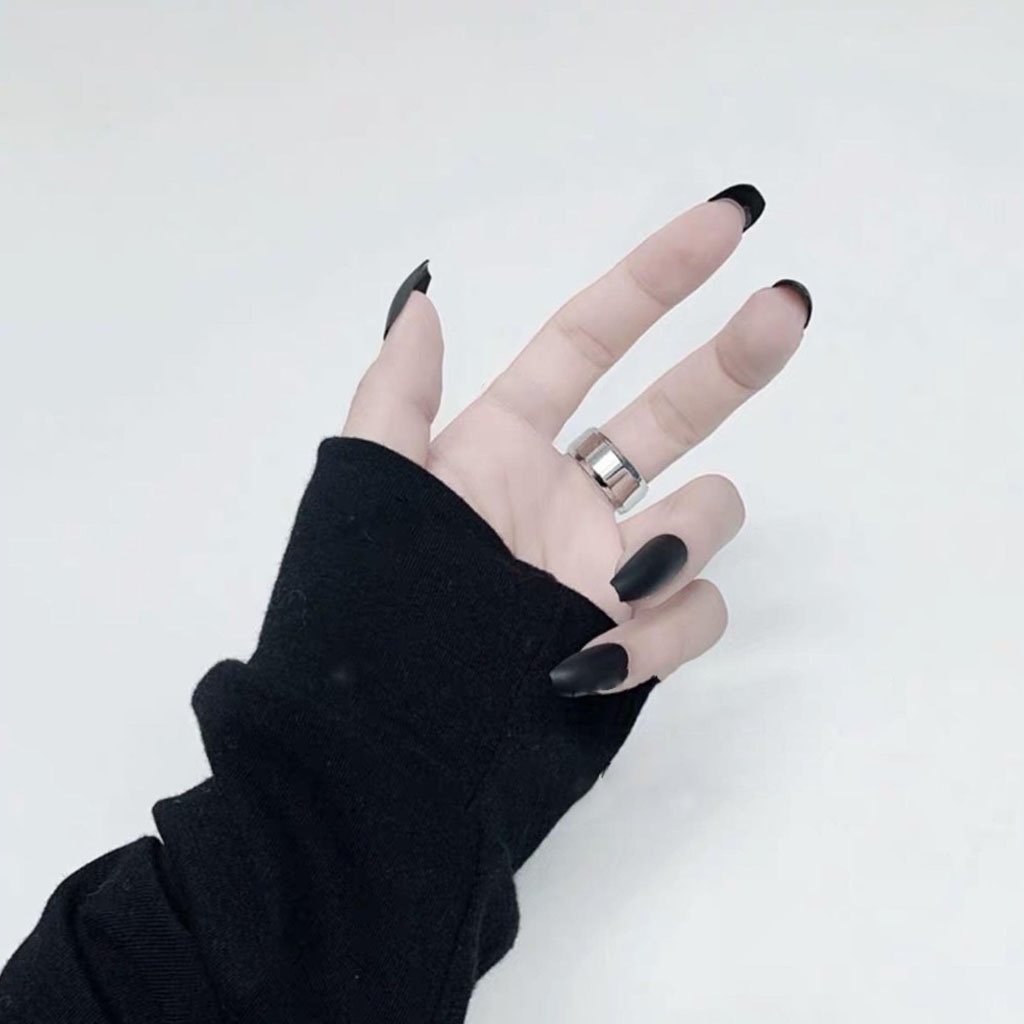 ✨✨Nhẫn nam nữ, nhẫn trơn thép titan không gỉ, thời trang cá tính cực ngầu