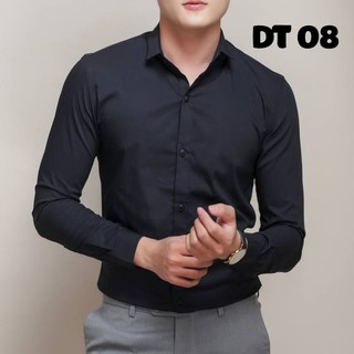 Áo sơ mi nam cao cấp đen