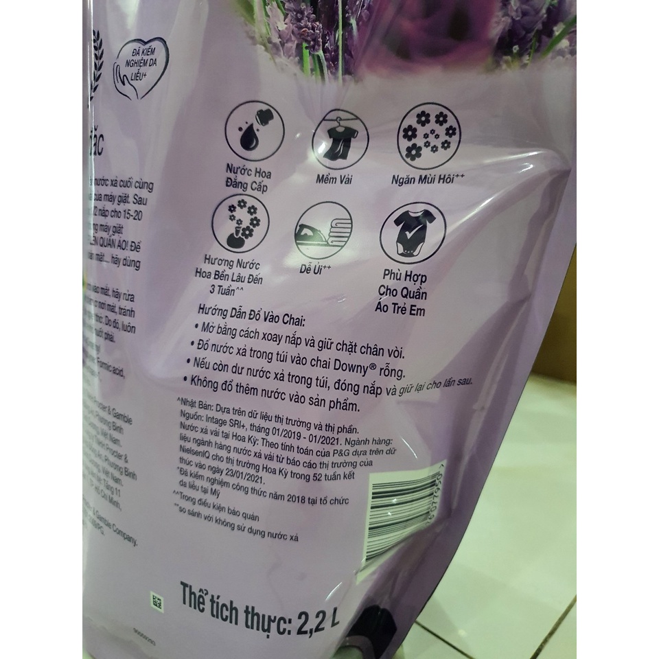 Combo Nước Giặt ARIEL Hương Hoa Oải Hương 3.05Kg & Xả Vải DOWNY Hương Hoa Oải Hương 2.2L