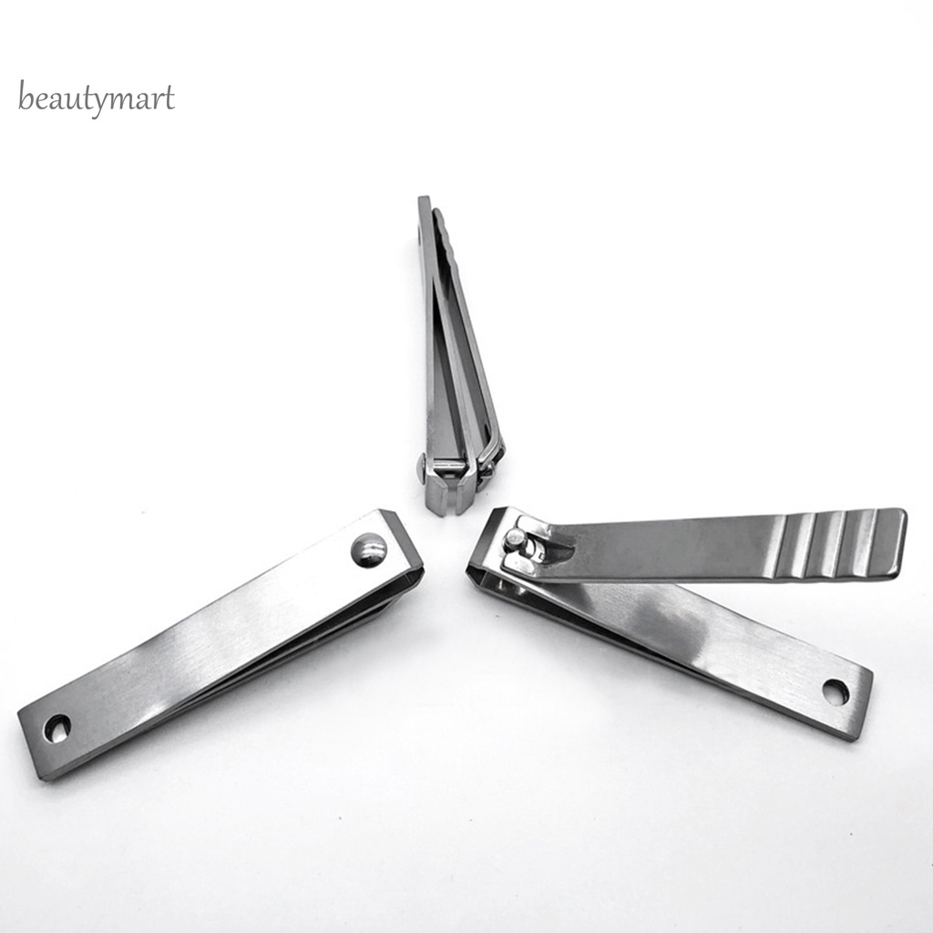 [Hàng mới về] Đồ bấm móng tay miệng phẳng bằng thép không gỉ đơn giản tiện lợi