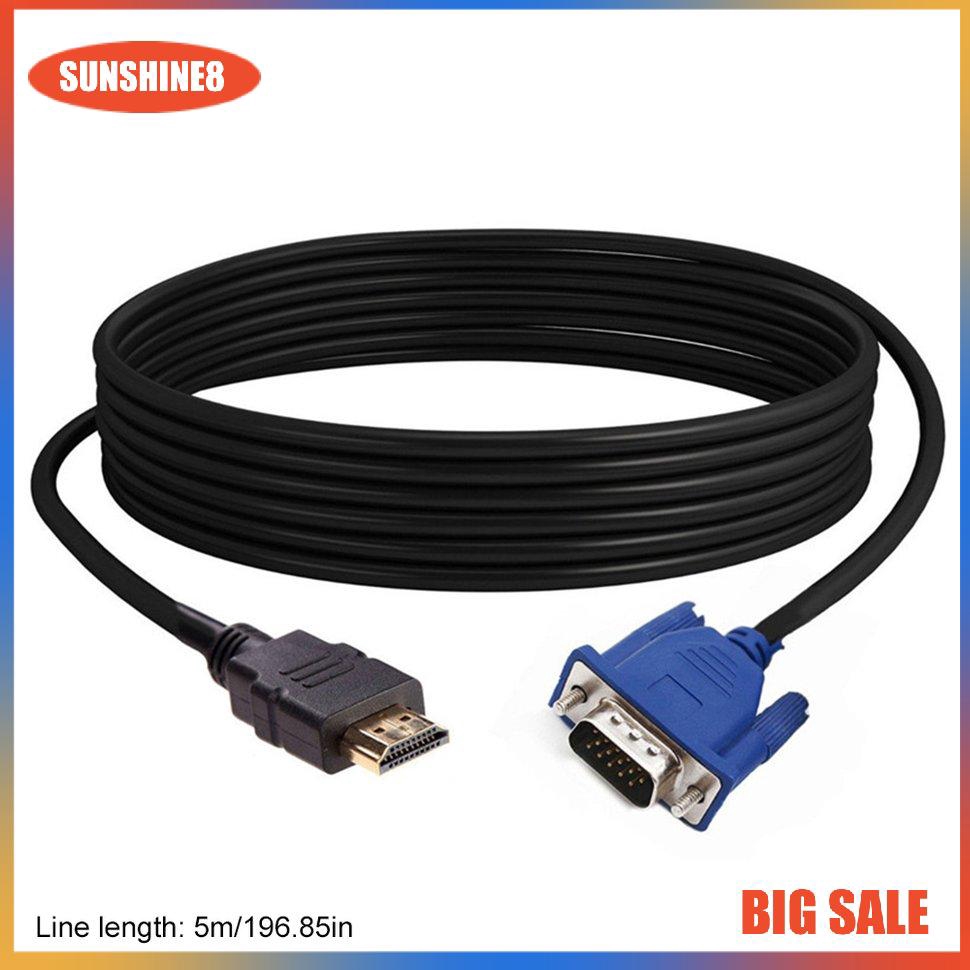 Cáp Chuyển Đổi Hdmi Sang Vga Hd-15 Dài 0414 Mạ Vàng