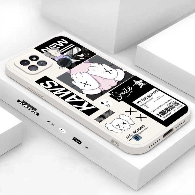 Ốp Điện Thoại TPU Hình Kaws Sesame Street Cho Realme C35 C21Y C25Y C21 C11 C25 C17 C15 C12 C3 C2 Realme 8i 7i 5 5i 6i 6Pro 7Pro