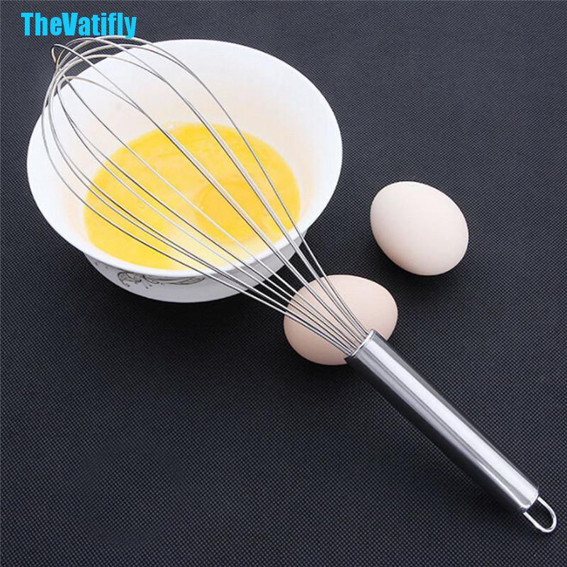 Cây Đánh Trứng Bằng Thép Không Gỉ 8 / 10 / 12 Inch Mới