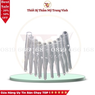 Ống Hút Mụn Thủy Tinh, Combo 10 Ống, Dành Cho Máy 5in1 , Máy Hút Mụn ALKTO