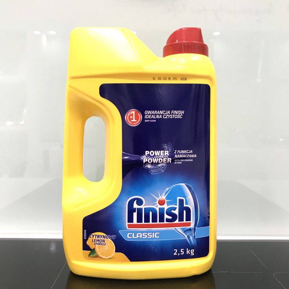 Bột rửa chén bát Finish Deep Clean hương chanh 2,5 kg Finish EU