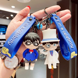 [Quà tặng ý nghĩa] Móc Chìa Khoá Móc Khóa Tạo Hình Conan và Kid Dễ Thương Cho Cặp Đôi KH03