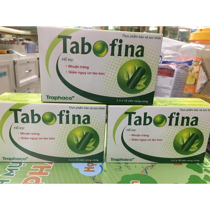 Viên Uống Tabofina Hộp 30 Viên - Hỗ Trợ Nhuận Tràng Giảm Táo Bón - Coastlinecare Pharmacy