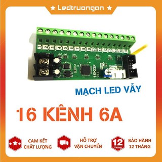 Mạch led vẫy 16 kênh 6A - 4U điều khiển biển led vẫy