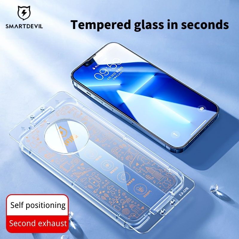 SmartDevil Kính cường lực HD bảo vệ màn hình thích hợp cho iPhone 13 pro max/13 pro/13 plus/13/12 pro max/12 pro/12