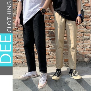 QUẦN Baggy KAKI Ống Suông Unisex quần kaki nam có dây rút phong cách Hàn Quốc dễ phối đồ