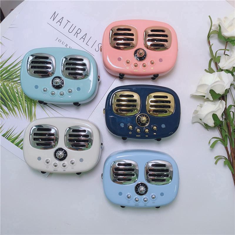 Loa mini Bluetooth không dây Retro HM12