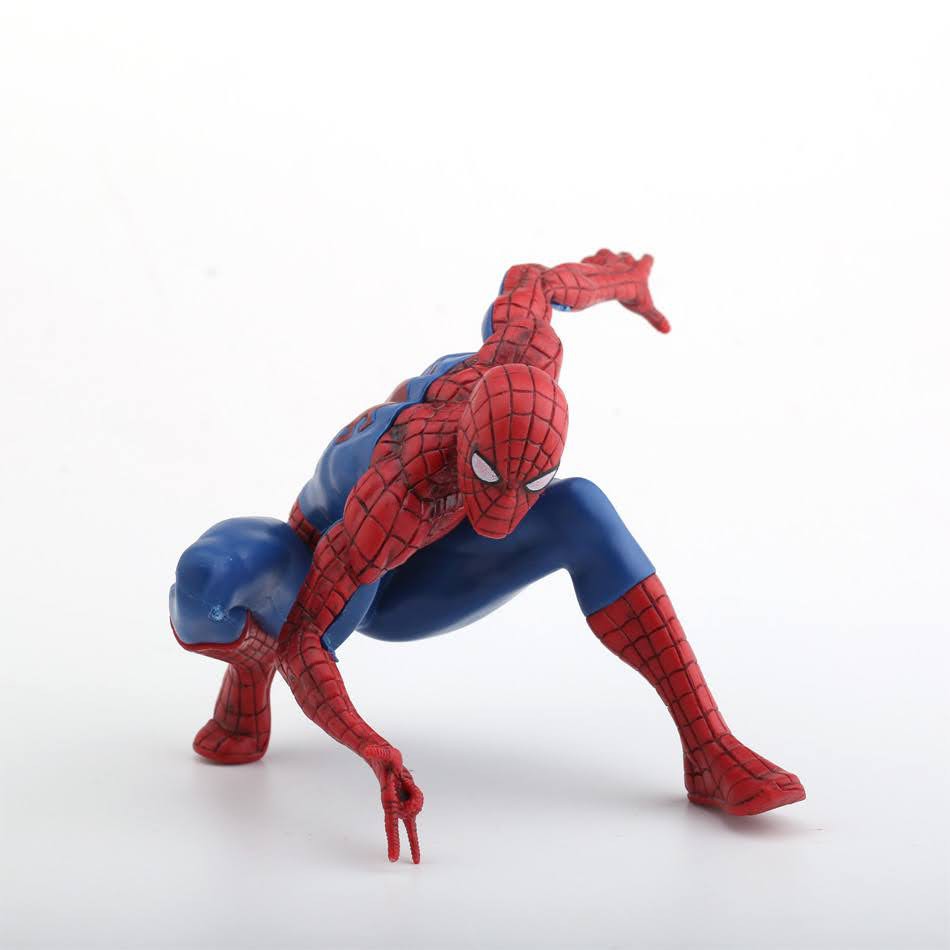 Mô hình Người Nhện | Tiểu cảnh Spider man Terrarium để bàn mini (Tặng chân đế)