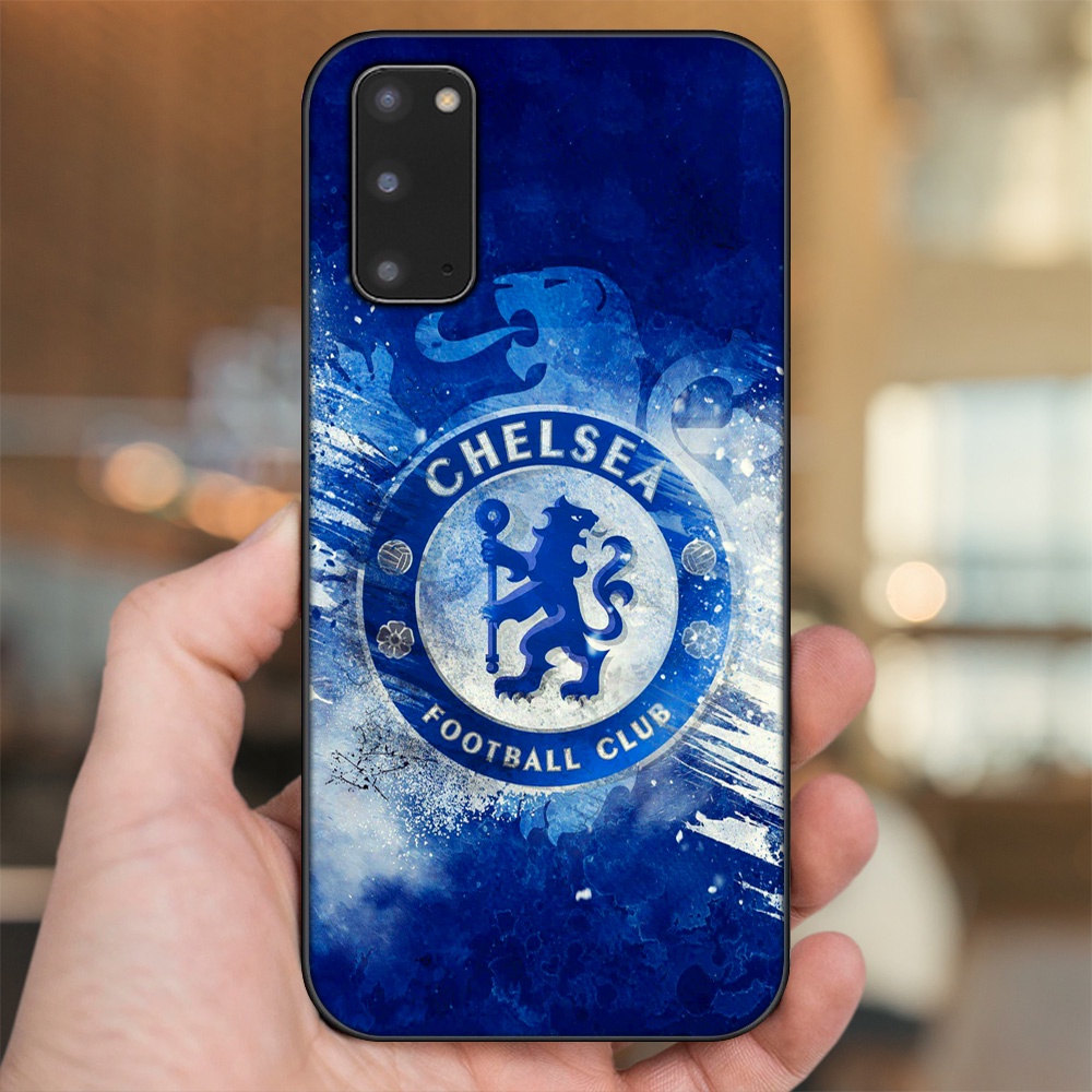 Ốp lưng Samsung S20 viền đen in hình Chelsea FC