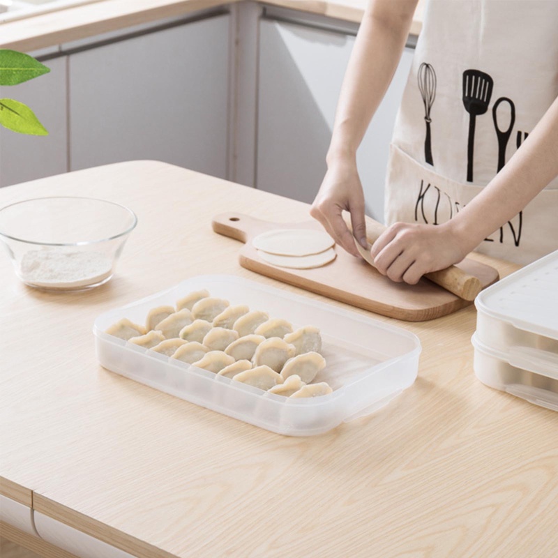 Hộp Đựng Bánh Bao 1 / 3 Tầng Bằng Nhựa Có Nắp Đậy Có Thể Xếp Chồng Lên Nhau