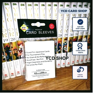 Bộ 60 Sleeve bọc bài Yugioh cao cấp