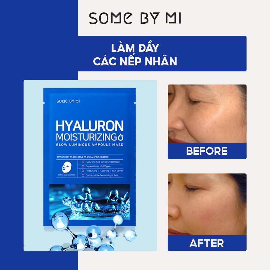 Mặt Nạ Giấy Giúp Cấp Nước Some By Mi Hyaluron Moisturing Sheet Mask 25g