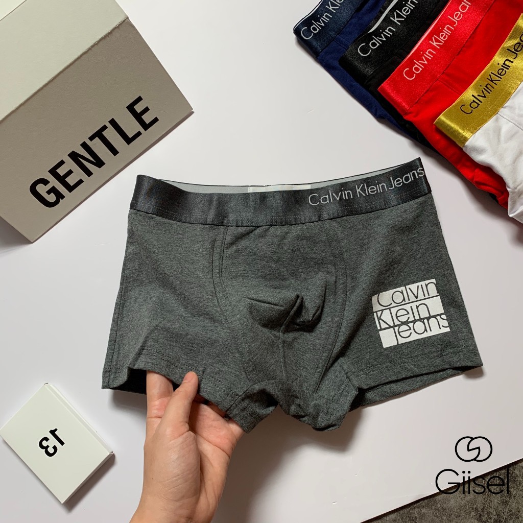 Quần lót nam - dáng quần sịp đùi boxer - chất liệu cotton cao cấp - in hình thời trang