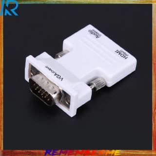 Jack chuyển đổi lỗ cắm HDMI sang đầu cắm VGA có hỗ trợ tín hiệu 1080P