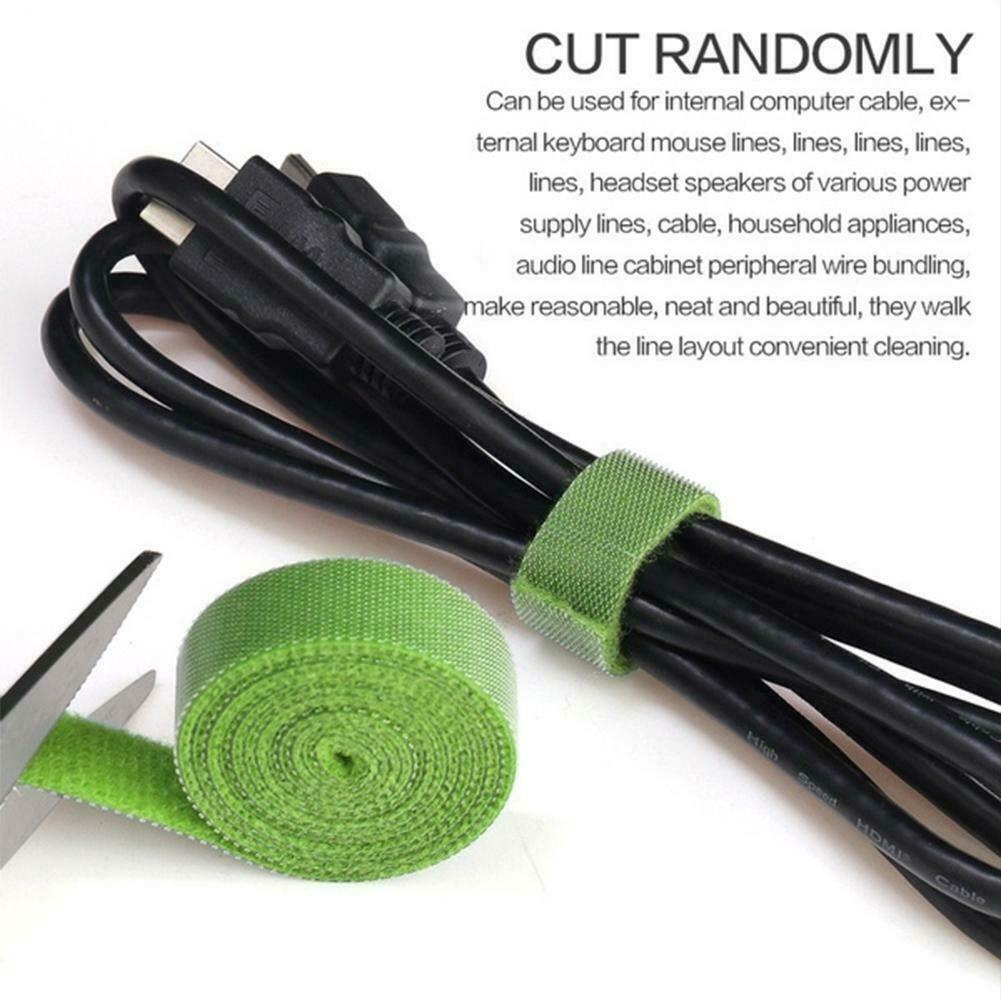 Dụng cụ quấn dây cáp tai nghe gọn gàng 1/2/5M 4 màu C9B2 USB P0A6 G5I9
