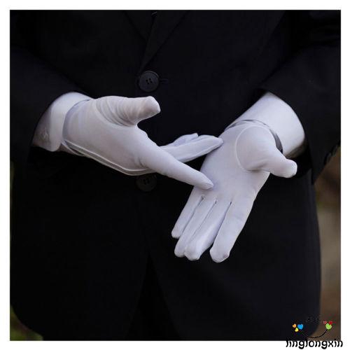 Găng tay tuxedo trắng trơn nhiều công dụng
