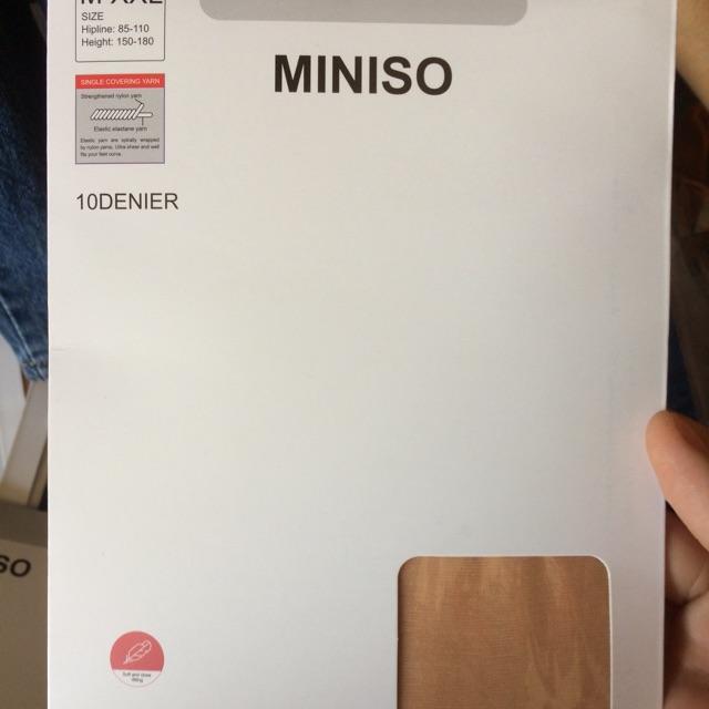 Combo 2 quần tất nhật miniso chính hãng