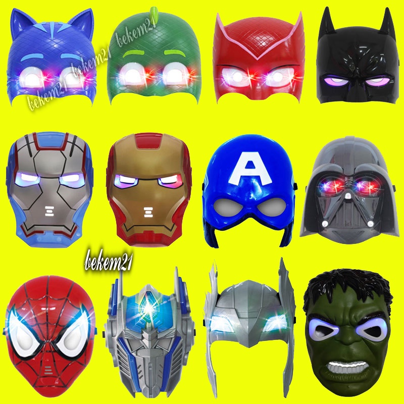 Mặt Nạ Các Siêu Anh Hùng Avenger Halloween Biệt đội siêu anh hùng cho bé Dùng Trung Thu Lễ Hội Sự Kiện