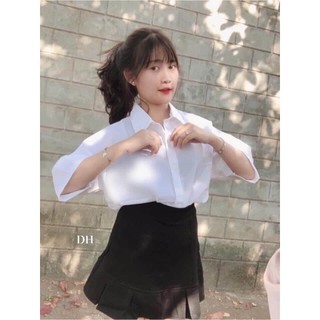 SƠ MI TRẮNG ÁO NỮ ĐI HỌC