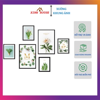 Bộ Khung Ảnh Treo Tường KA605 - Bảo Hành Gãy, Vỡ - Tranh treo tường phòng khách, phòng ngủ