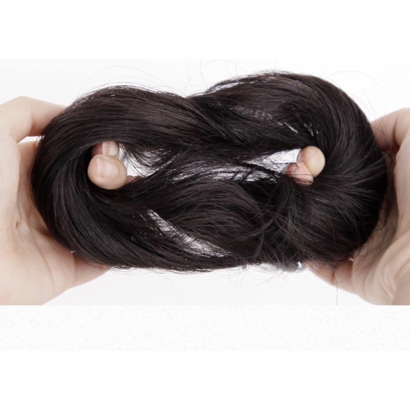 Tóc Giả Búi tơi, búi cột nhỏ gọn mini