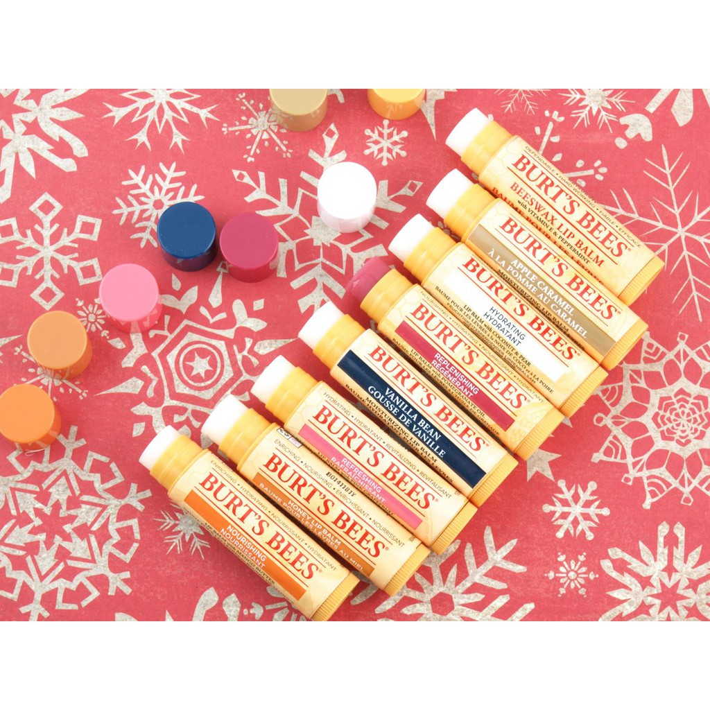 Son dưỡng Burt's Bees Beeswax Lip Balm đủ mùi 4.25g [Meoheo]