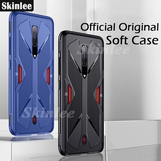 Skinlee Soft Case for ZTE nubia Red Magic 6s Pro Ultra-thin Shockproof Cross Design Heat Dissipation Casing for Redmagic 6 Pro 6R Cover