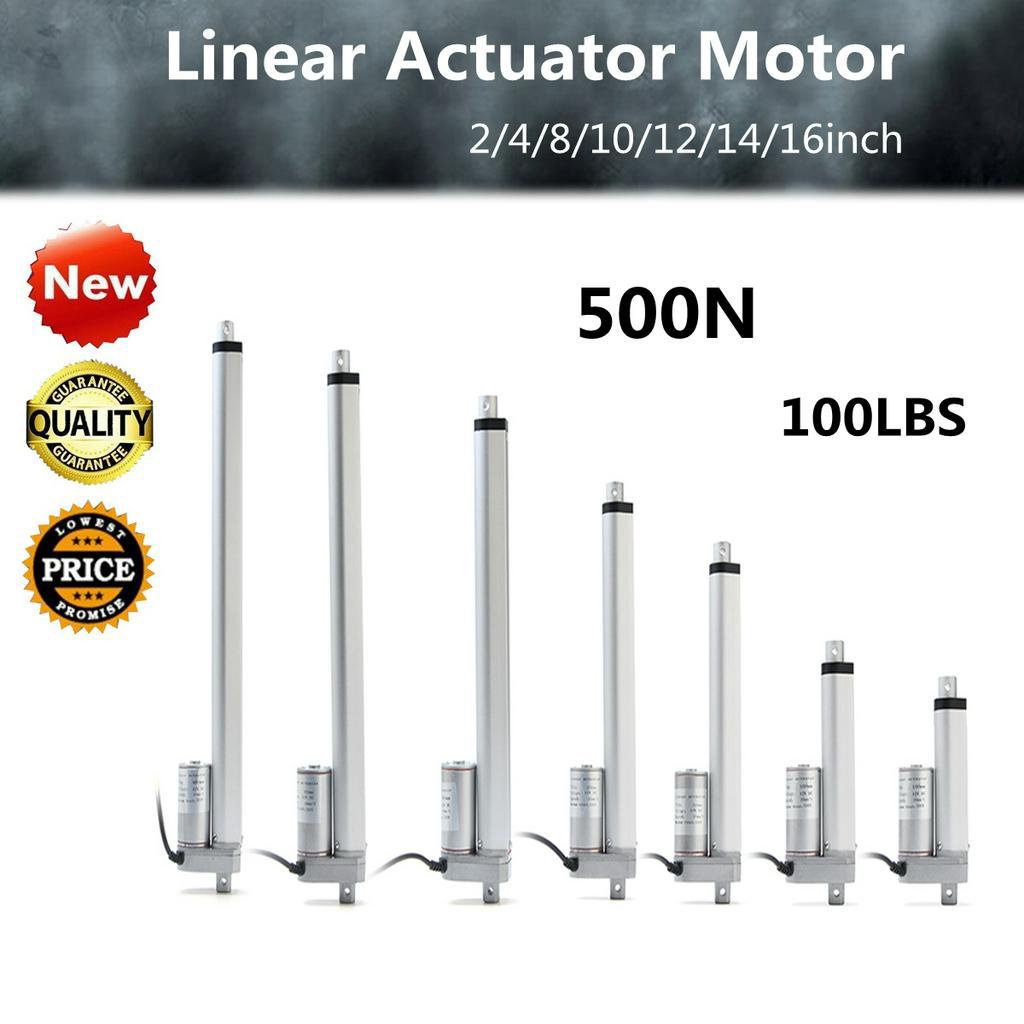 Thiết Bị Nâng Hạ Cánh Động Cơ Tuyến Tính 500n 50-400mm 12v